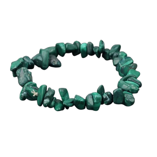bracelet malachite naturel